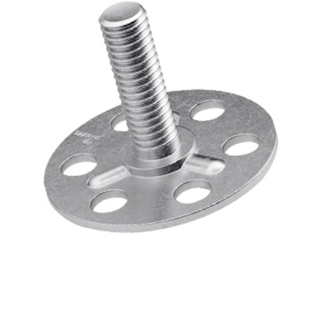 BIGHEAD M1 - Fixations avec goujon fileté tête ronde Ø 30 mm - INOX (M8x40) (sachet de 10)