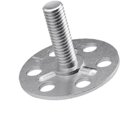 BIGHEAD M1 - Fixations avec goujon fileté tête ronde Ø 30 mm - INOX (M8x50) (sachet de 10)