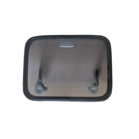 Kit acrylique gris fumé + joint pour panneaux Medium Profile T50 - avec encoche pour étai