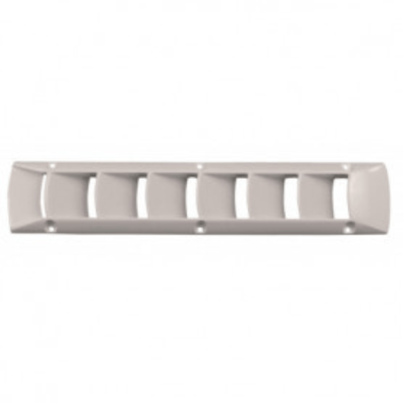 Grille d'aération en plastique - blanc cassé