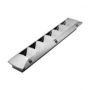 Grille d'aération en plastique - plaqué chrome