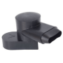 Isolateur de cosse rotatif noir (vrac)