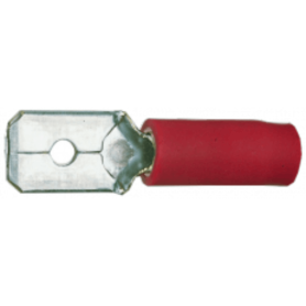 Fiche plate mâle Ø 0.5 - 1.5 mm² - 6.3 mm