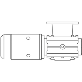 Motoréducteur + relais VX2 - 12V - IP67