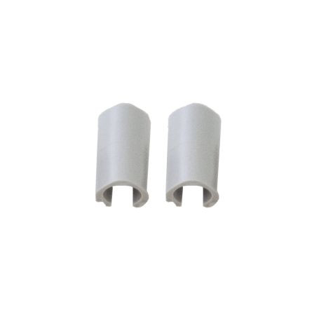 Caches plastiques pour charnières Low Profile x10 - blanc