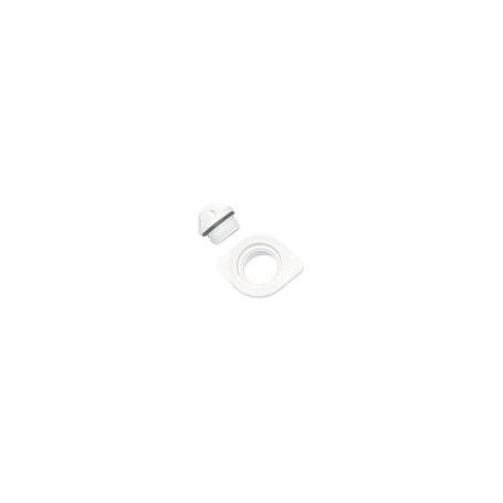 Nable à bouchon ovale et joint torique sans trou - 48 x 36 mm