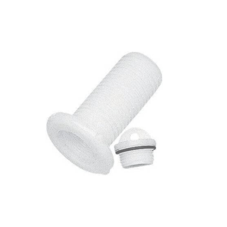 Passe-coque avec bouchon rond et joint torique sans trou - Ø48 mm