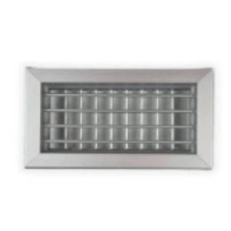 Grille de ventilation à 4 voies en aluminium - 300x100