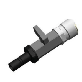 Valve d'arrêt rainuré 15 mm en laiton ( en vrac)
