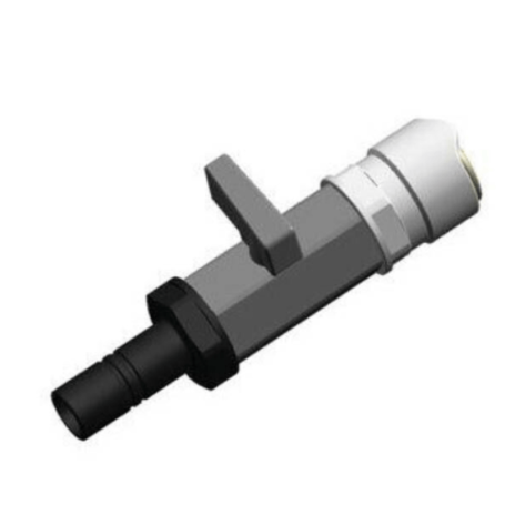 Valve d'arrêt rainuré 15 mm en laiton ( en vrac)