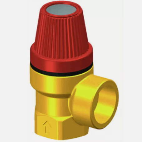 Soupape de sécurité - 6 bar - 1/2'' femelle (en vrac)