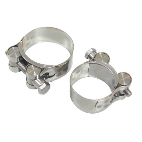 Collier de serrage à usage intensif INOX 316 - Largeur 22mm - Ø 56-59 mm