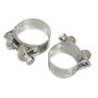 Collier de serrage à usage intensif INOX 316 - Largeur 24mm - Ø 74-79 mm