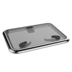 Panneau Low Profile T60 gris cadre anodisé gris avec aérateur