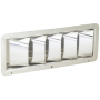 Grille d'aération en inox