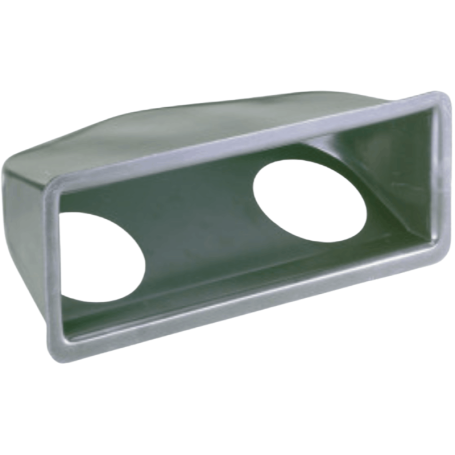 Ouverture d'aération en inox - 3"