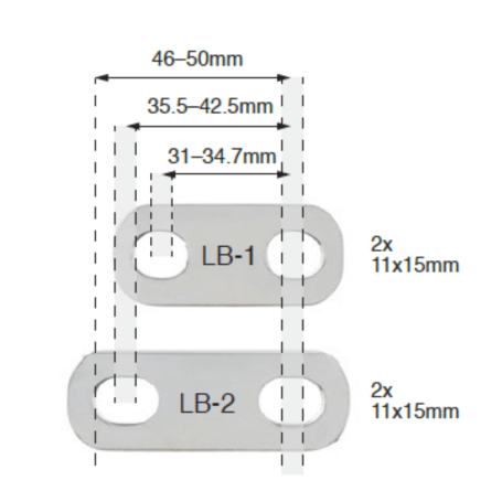 Barre de liaison Pro Installer - 31.-34,7 mm - 650A (en vrac)