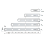 Barre de liaison Pro Installer 350A 6 connexions