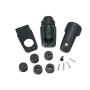 Passe-câble horizontal compatible Starlink® Noir DSHSL-01-BLK