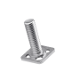 BIGHEAD M1 - Fixations avec goujon fileté tête carrée 15x15mm - INOX (M4x12) (sachet de 10)
