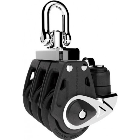 Poulie Control triple & taquet - 40 mm