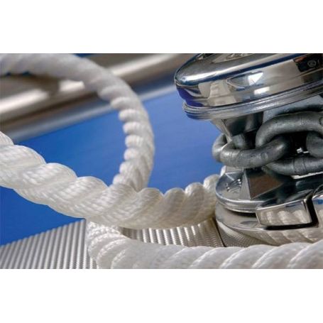 Polyester toronné polymérisé 6 mm - blanc