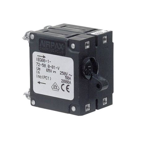 Disjoncteur hydromagnétique bipolaire 20A