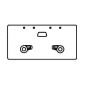 Panneau de pont Flush T41 - gris foncé