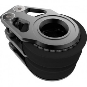 Poulie Racing plat-pont double - 60 mm