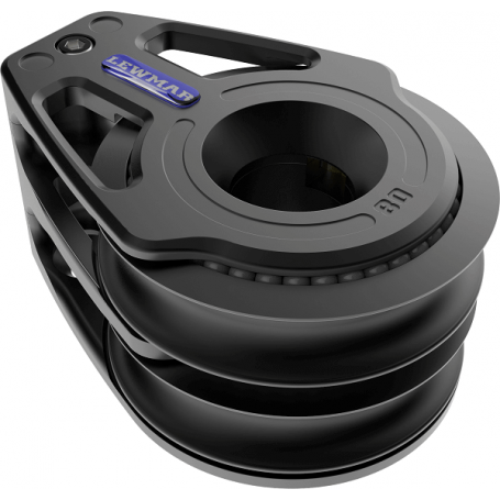 Poulie Racing HR plat-pont double - 60 mm