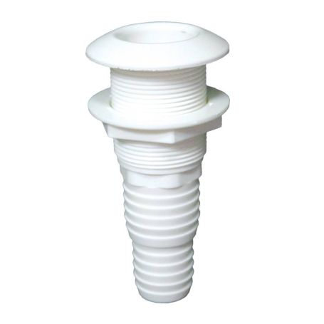 Passe-coque cannelé avec collerette standard Ø48 mm, pour tuyau Ø38 mm
