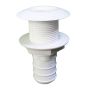 Passe-coque cannelé avec collerette standard Ø19 mm
