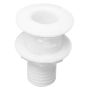 Passe-coque avec collerette flush Ø46 mm, L.55 mm, pour tuyau de Ø30 mm 