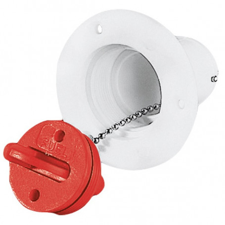 Nable de pont pour essence, Ø51 mm - plastique blanc
