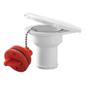 Nable de pont avec couvercle pour essence, Ø tuyau 51 mm