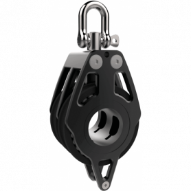 Poulie Racing double & ringot - 80 mm