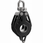 Poulie Racing double & ringot - 80 mm