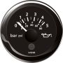 Manomètre pression huile 0-5 bar 0-80 psi - 10-184 Ohm - Viewline