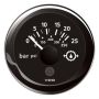 Indicateur de pression d'huile de transmission 25 bar - Ø 52 mm - Viewline