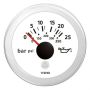 Indicateur de pression d'huile de transmission 25 bar - Ø 52 mm - Viewline