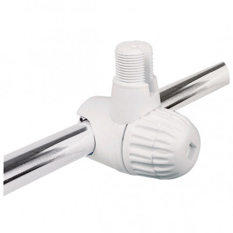 Embase pour antenne sur balcon pour tuyau Ø18-27 mm