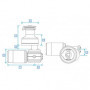 Kit winch électrique EVO 55 ST - 24V - Aluminium gris