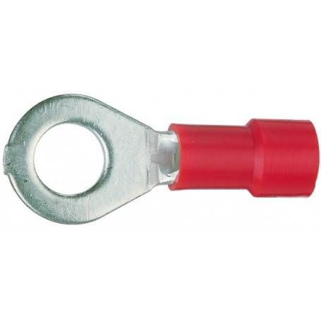 Cosse à oeil Ø 0.5 - 1.5 mm² - Ø6 mm - rouge