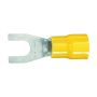 Cosse fourche Ø 4 - 6 mm² - Ø8 mm - jaune
