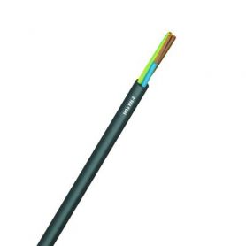 Câble HO5 RN-F - 2 x 0.75 mm² - Caoutchouc noir