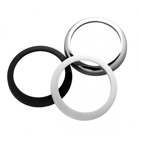 Enjoliveur Ø52 mm triangulaire - chrome