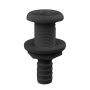 Passe-coque en polypropylène noir - Ø 19 mm